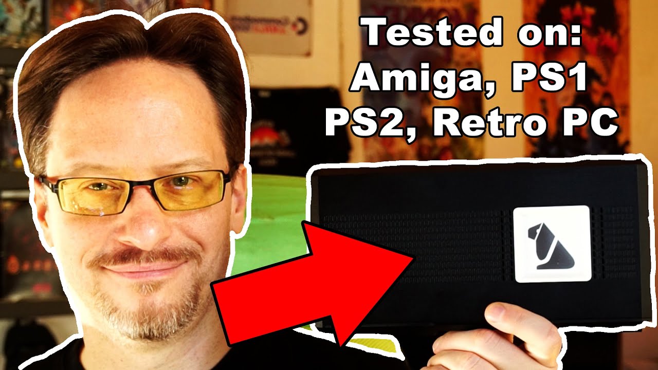 RETROTINK 4K &mdash; стоит ли он того? &mdash; Тест на Amiga, PS1, PS2 и ретро-ПК (распаковка, тестирование и...