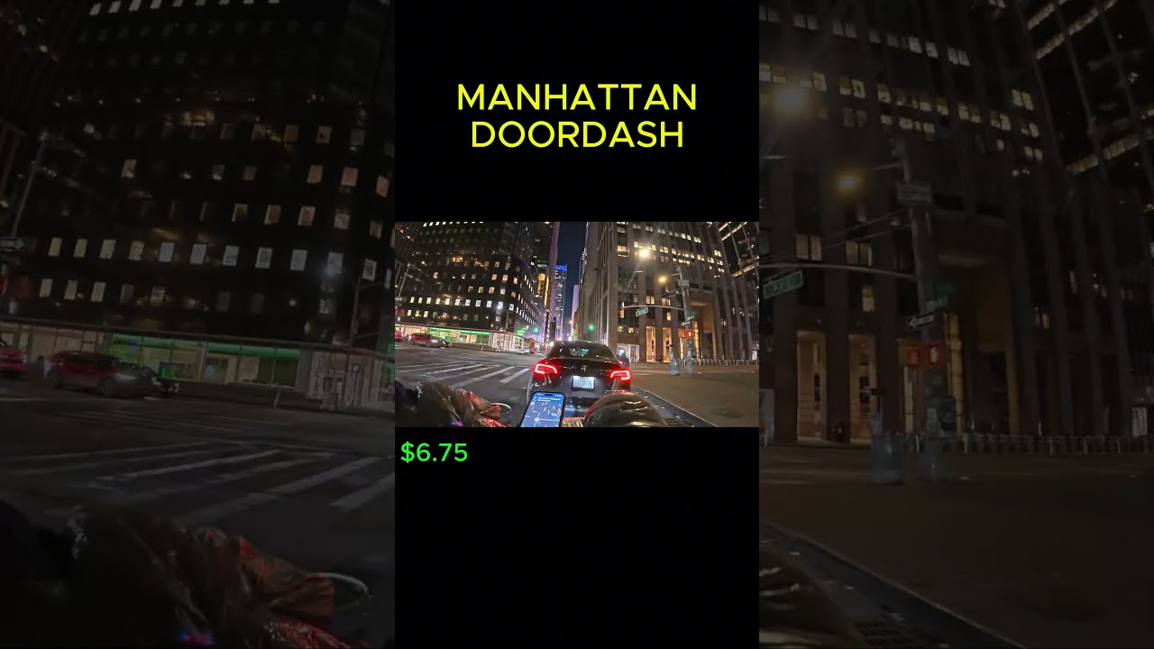 NYC DELIVERY TIME with BIKE ( NIGHT ) 