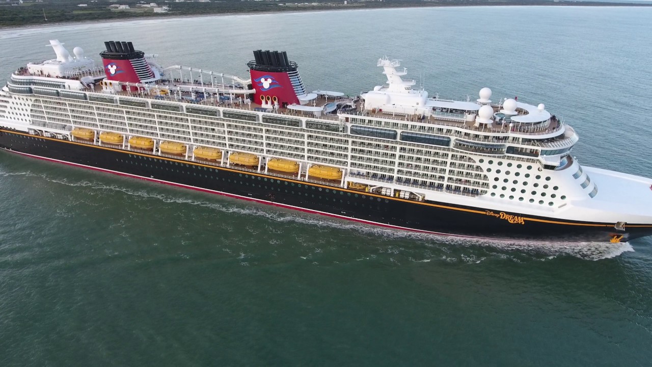 Disney Dream Cruise Ship Drone Chase - Disney Cruise Line - DJI Phantom 4 4K