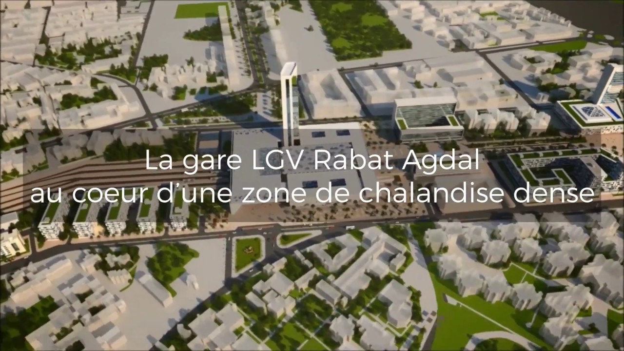 Gare LGV de Rabat-Agdal, un véritable lieu de vie!