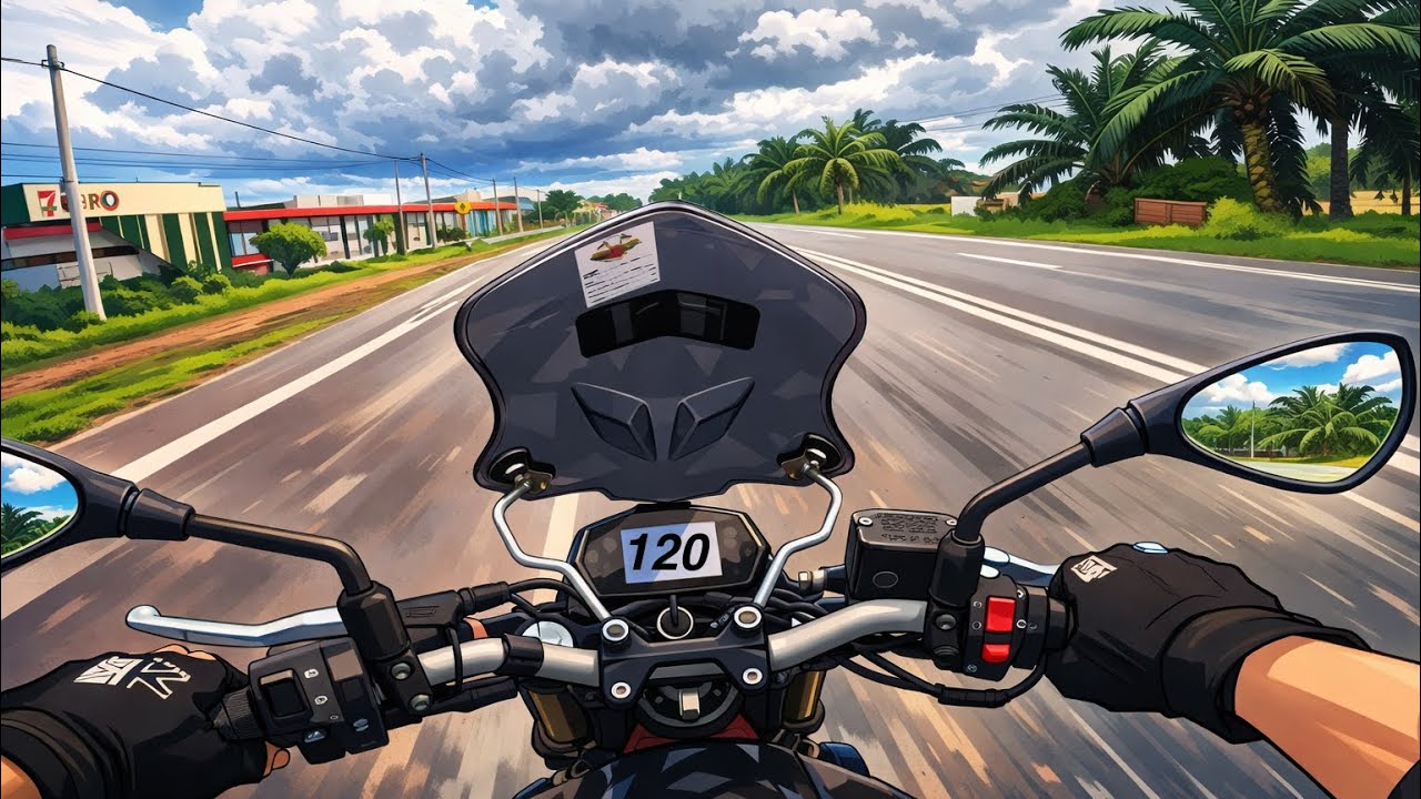 [4K] BOLEH MAINTAIN 120KM/J SELEPAS TUKAR RANTAI