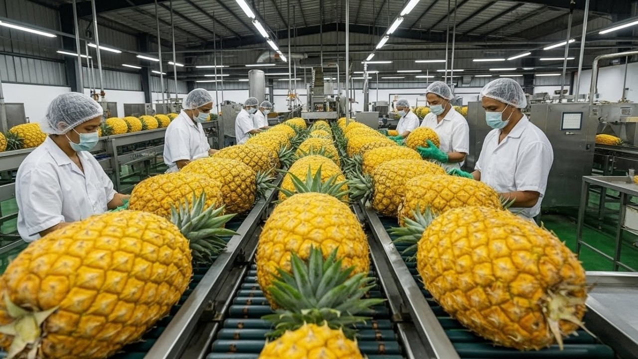 From Pineapple to Snack: The Amazing Factory Process of Drying Pineapple