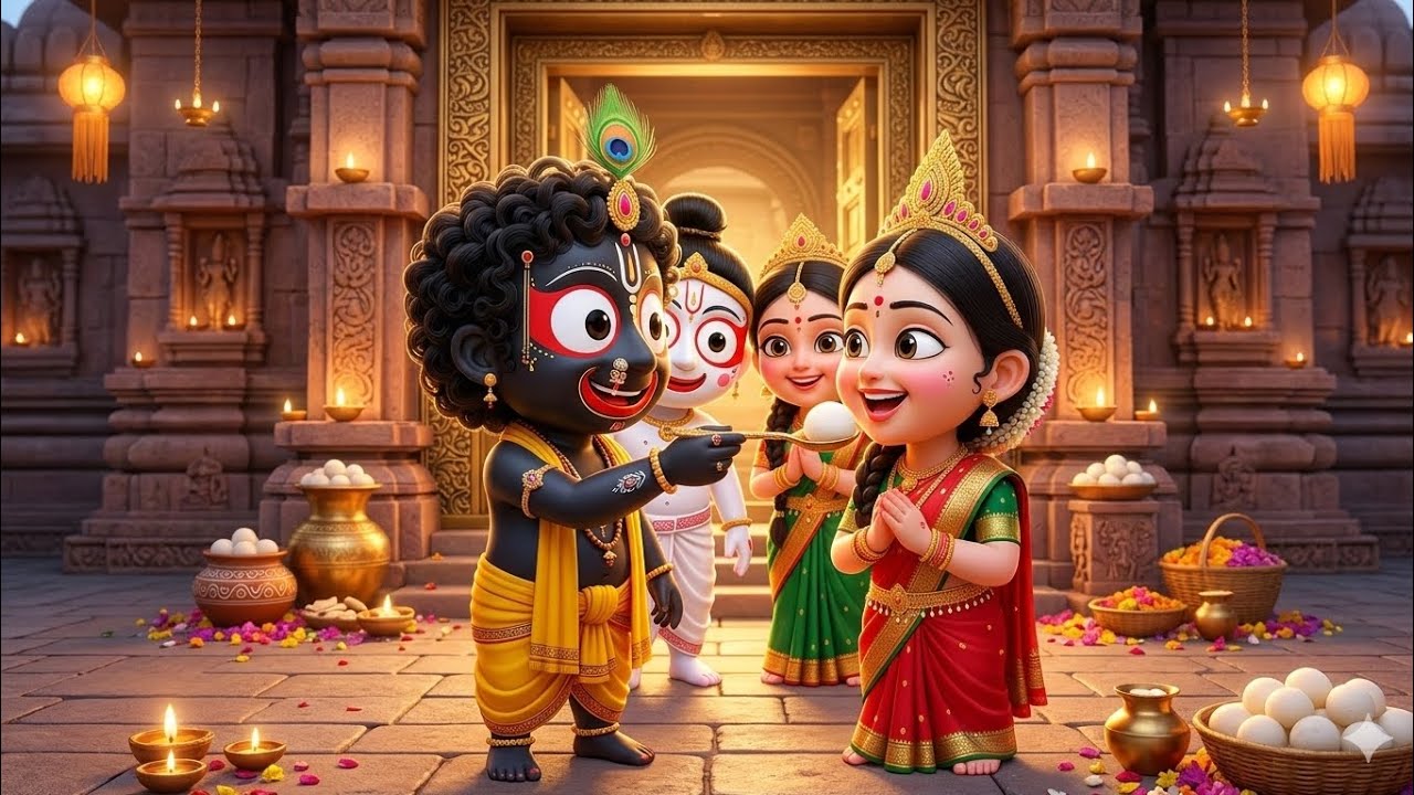  💥“लक्ष्मी जी का गुस्सा और रसगुल्ला का रहस्य” सुनिए जगन्नाथ प्रभु की अद्भुत कथा l Jagannath ji Katha