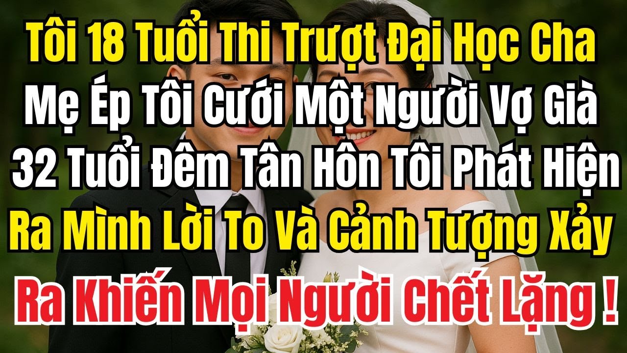 Tôi 18 Tuổi Thi Trượt Đại Học Cha Mẹ Ép Tôi Cưới Một Người Vợ Già 32 Tuổi Đêm Tân Hôn Tôi Biết...