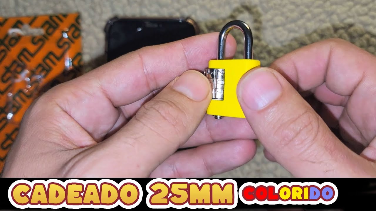 🤔 O CADEADO STAM 25MM COM SEGREDO cores NÃO TROCA O SEGREDO ( informação )