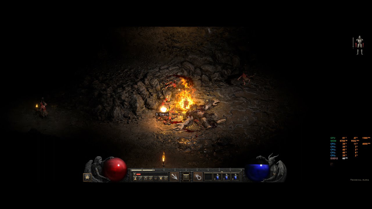 GameTyrant.com - Diablo II: Resurrected Technical Alpha Ultrawide Gameplay #BlizzEarlyAccess