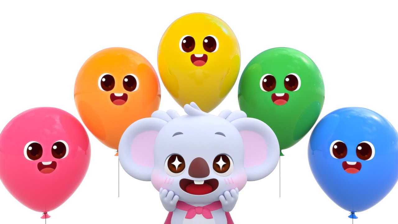 Aprende Colores con Globos 🎈 3D | Colores para Ni&ntilde;os | Lotty Friends