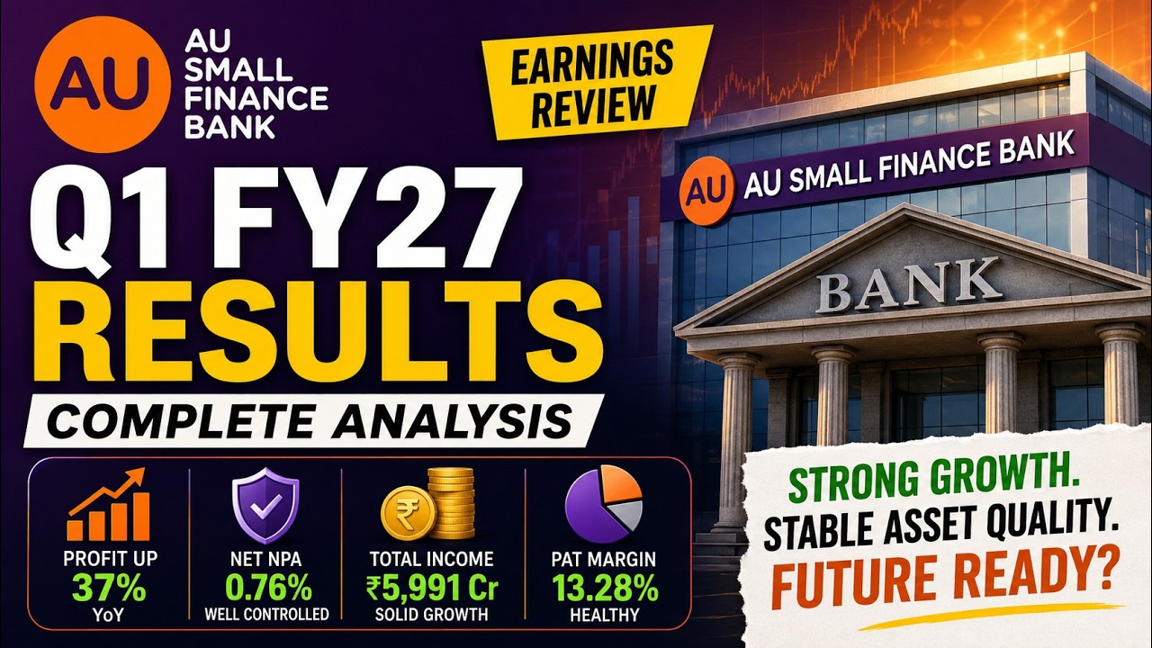 Результаты AU Small Finance Bank за 1 квартал 🔥 Рост прибыли на 37%! 📈 Надежный или рискованный б...