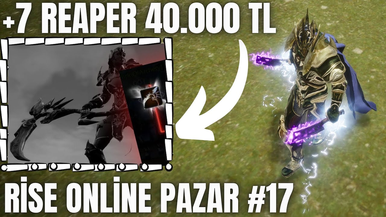 Rise Online | 40.000 TL' lik Reaper SATIŞ Sw'de 2 ADET ! | 40 GB LİK CHAR DİZİM | PAZAR BÖLÜM #17