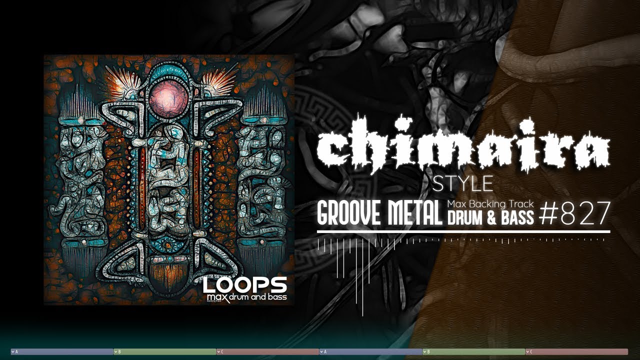 Groove Metal Backing Track / Drum And Bass / Chimaira Style / 190 bpm Jam in D Minor
