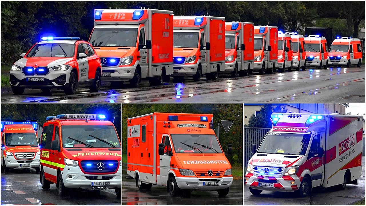 [EVAKUIERUNG Klinikum Köln-Merheim] ● EINSATZFAHRTEN zu aufwendigster Evakuierung der Nachkriegszeit