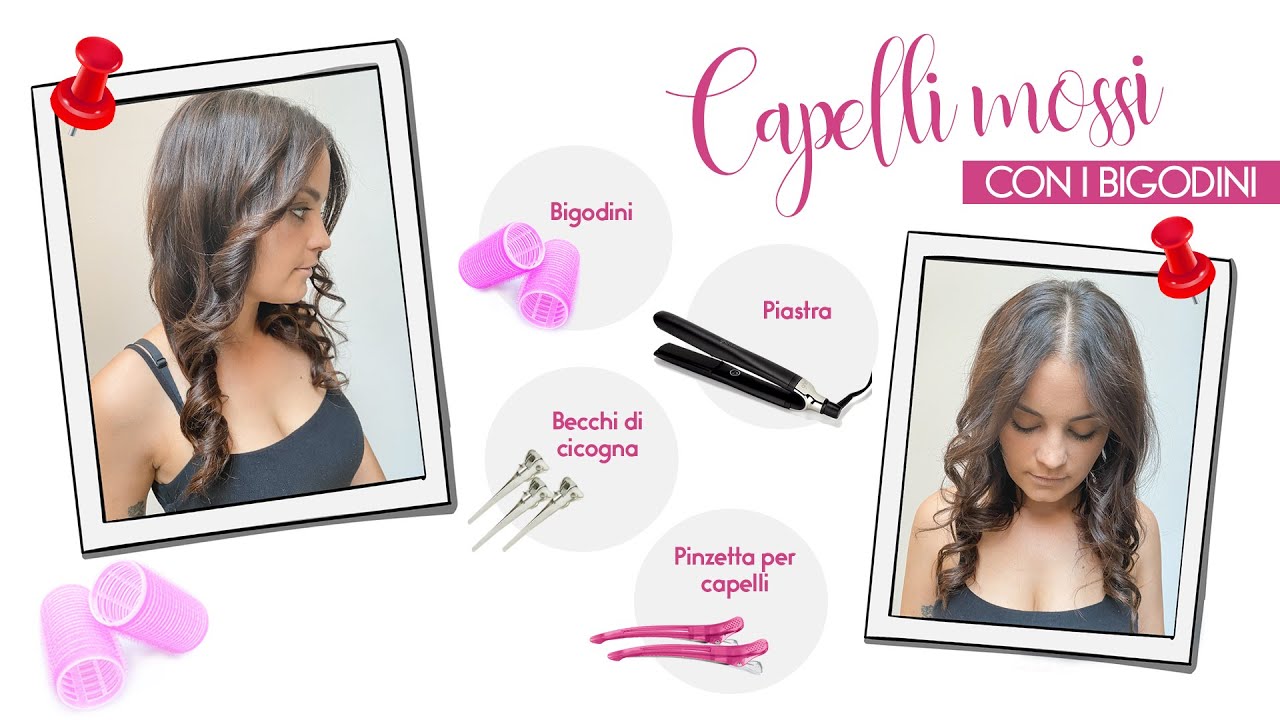Capelli mossi con i bigodini - Piega perfetta in semplicissimi step 🌸