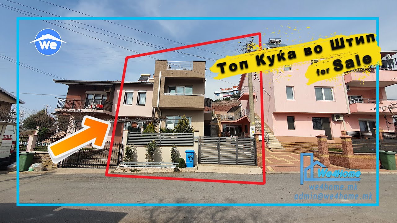 Lux House for Sale in Stip | We4home.mk