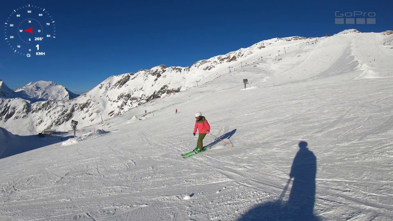 Mölltaler Gletscher - Abfahrt von 3.000 m bis zur Talstation der Gondelbahn