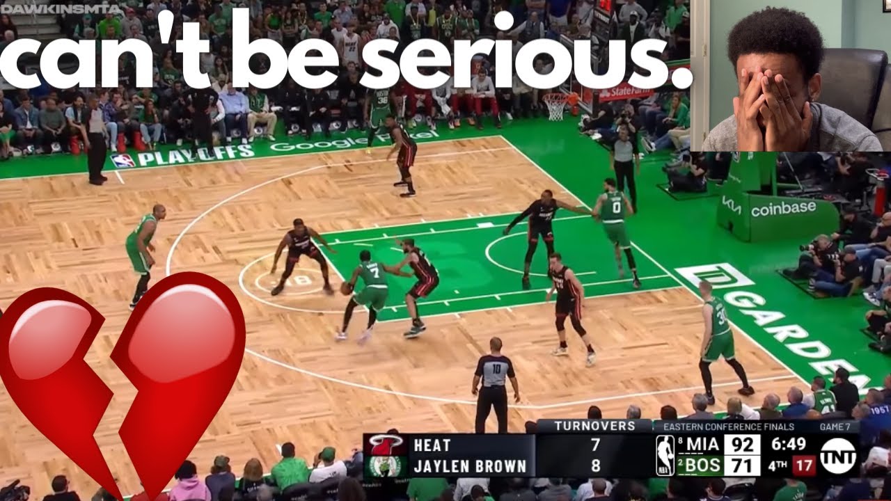 Heartbroken Celtics Fan REACTS to #8 HEAT at #2 CELTICS | FULL GAME 7 HIGHLIGHTS | May 29, 2023