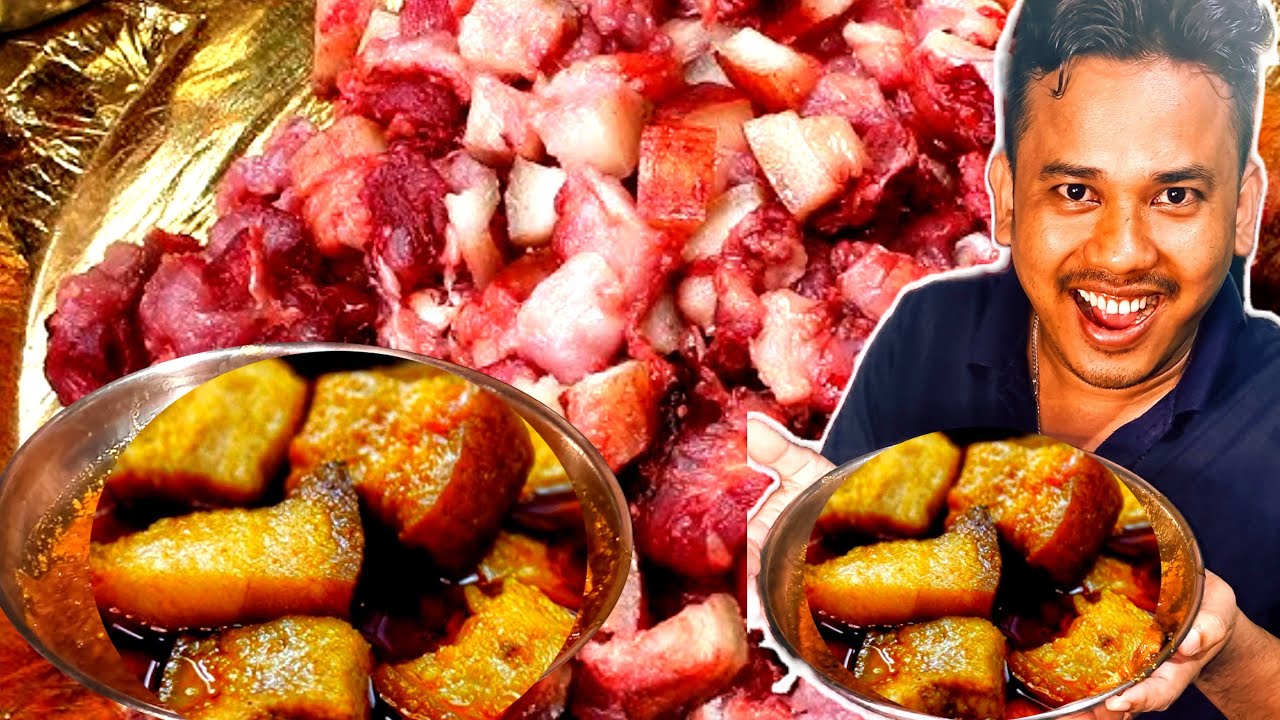 ||Mouthwatering pork recipe||indrajitt Sargiary vlog||
