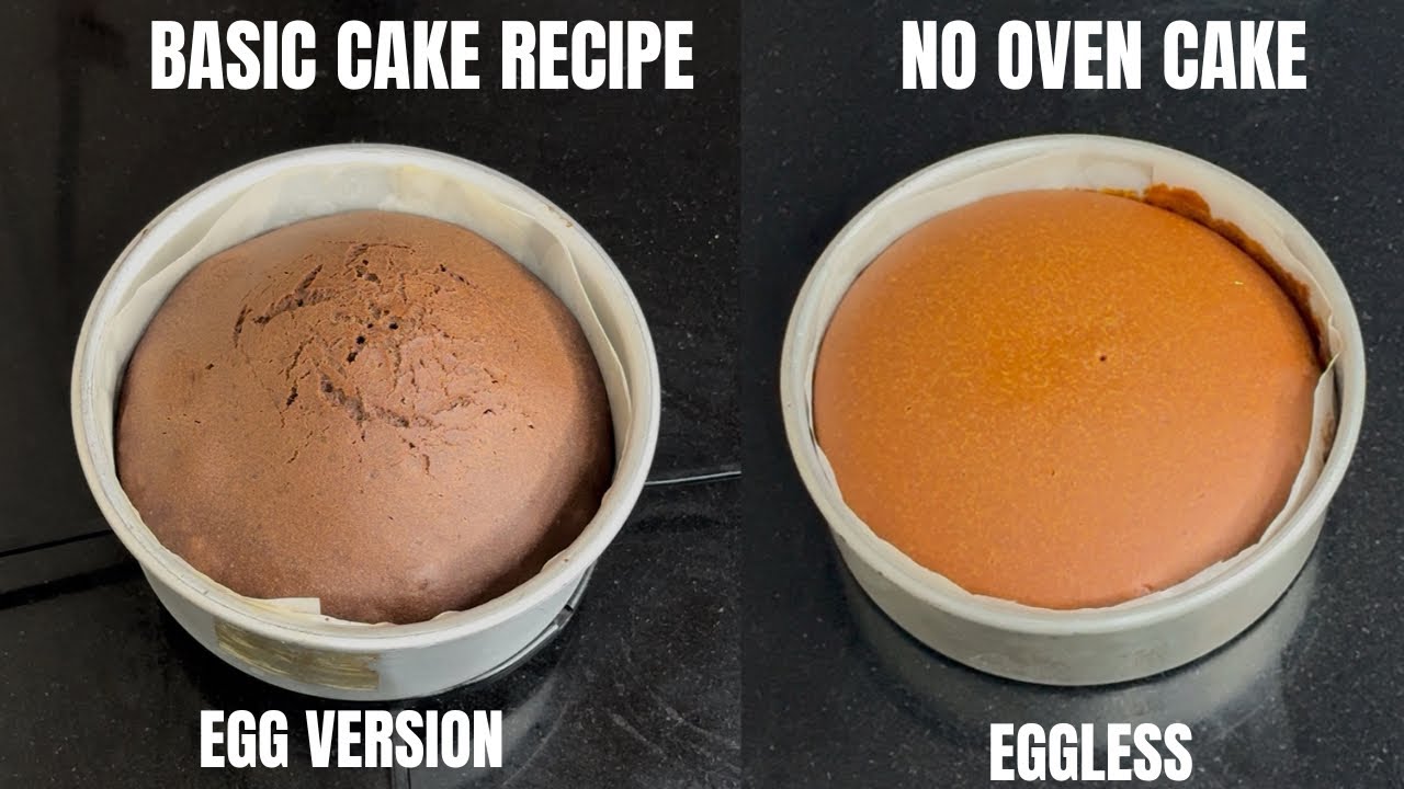 No Oven Cake Recipe | Eggless & Egg Cake Without Measuring Cups | Soft & Spongy Cake at Home | #cake