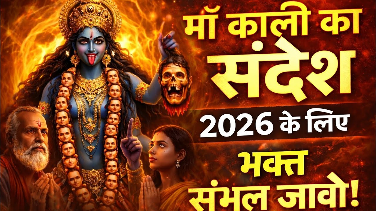 माँ काली अपने भक्तों को समझा रही हैं 🔱 इस साल संभल जाओ