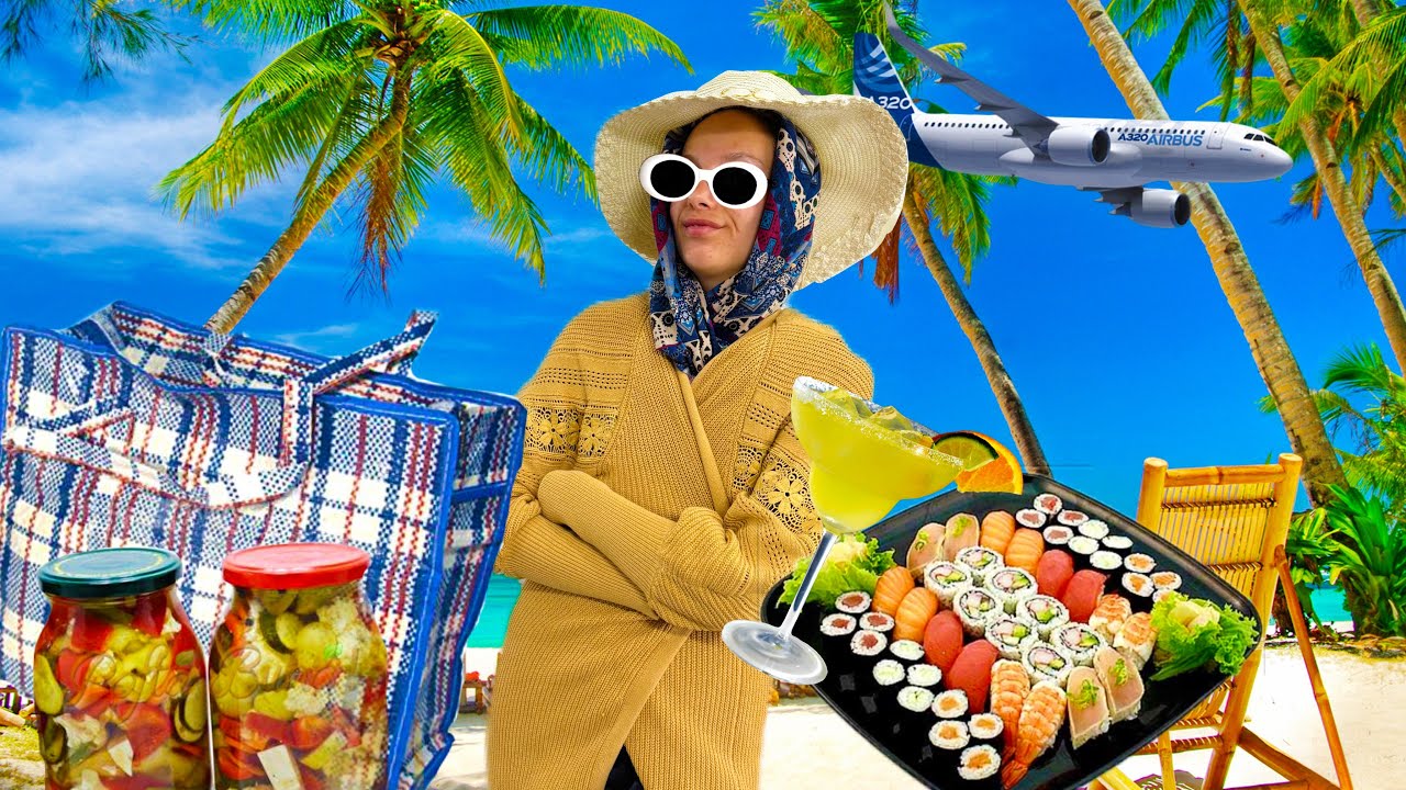 Baba Ileana de la Tara se duce Prima data la Mare 🤣