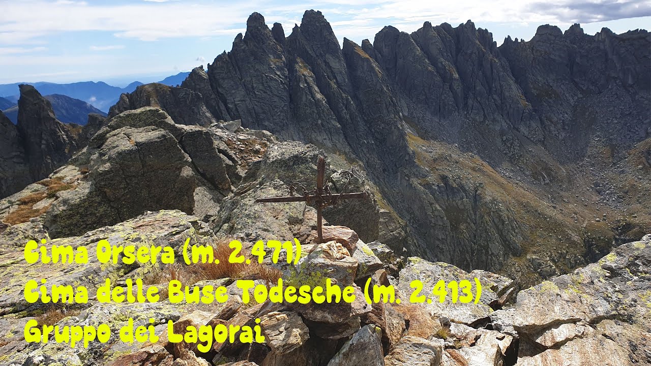 Cima Orsera (m. 2.471) e Cima delle Buse Todesche (m. 2.413) - Gruppo dei Lagorai