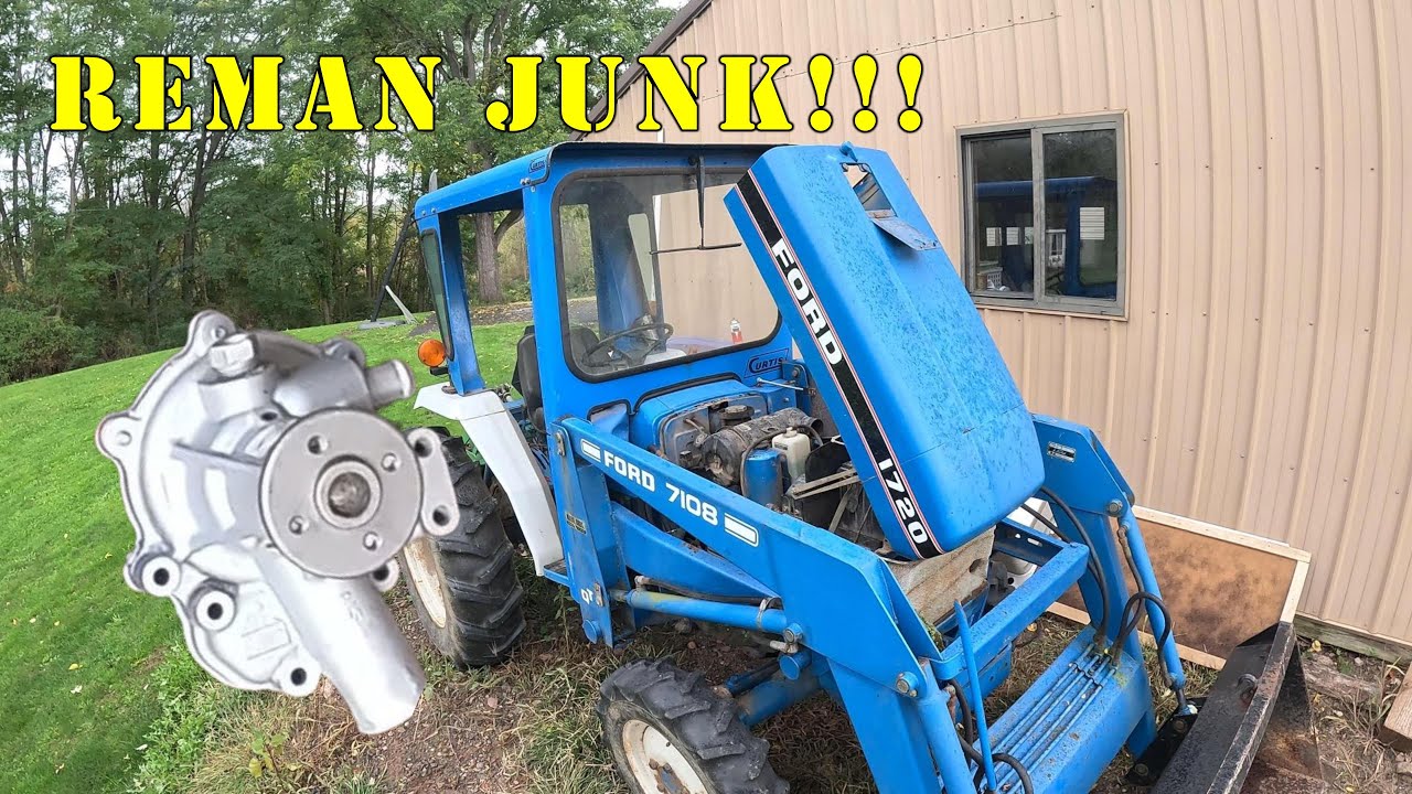 Ford tractor water pump Installation