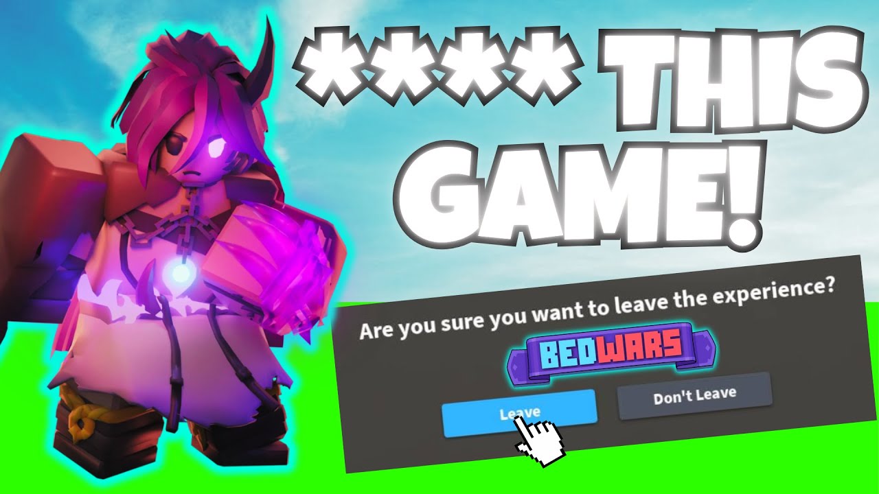 выхожу из бедварс роблокс после провала этого кайда-комплекта... (БЕЗУМНАЯ ГНЕВЬ)