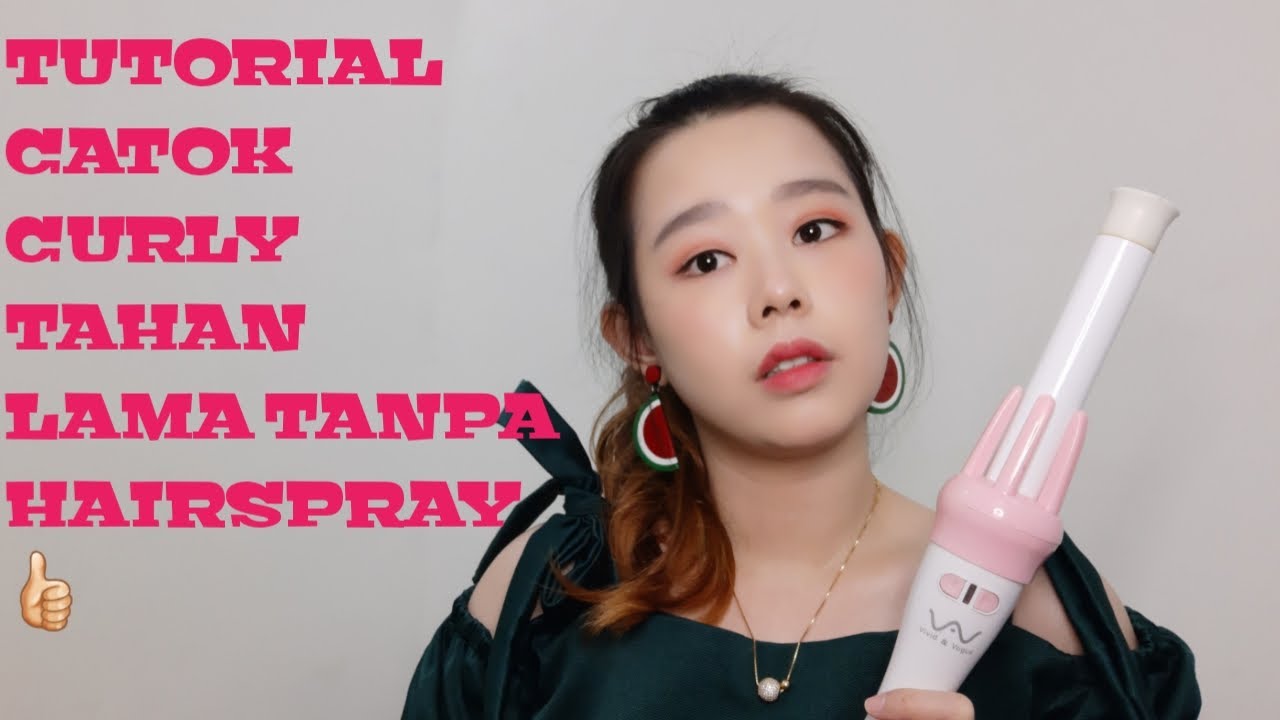 TUTORIAL CATOK CURLY TAHAN LAMA TANPA HAIRSPRAY  | YULI LIN