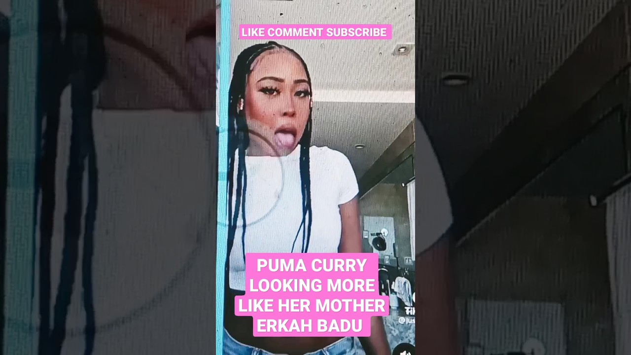 #pumacurry gives a lil tease dang she look just like her mom #erykahbadu 😍 what y'all think 🤔