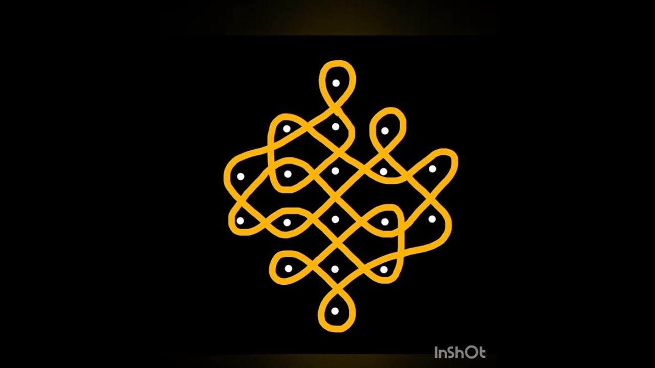 5*1Beautiful rangoli designs dots rangoli🌸🌸/ kolam rangoli designs /easy rangoli🌹