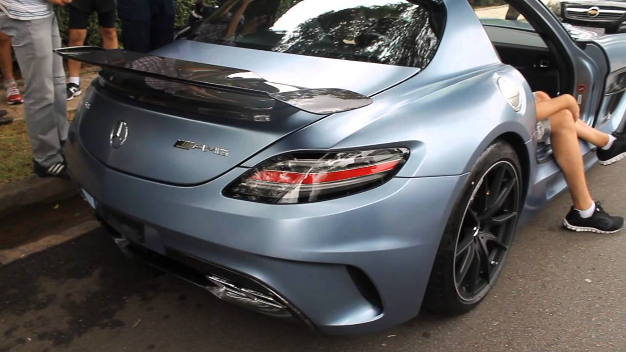 Mercedes-Benz SLS AMG Black Series Yosemite Blue in Brazil