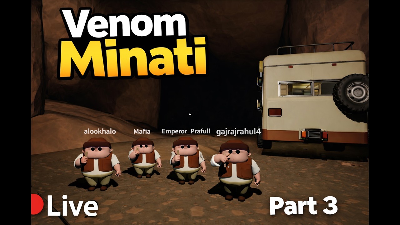 Road Trip Chaos & Funny Moments Part 3 – Venom Minati  #livegaming #gaming #gameplay