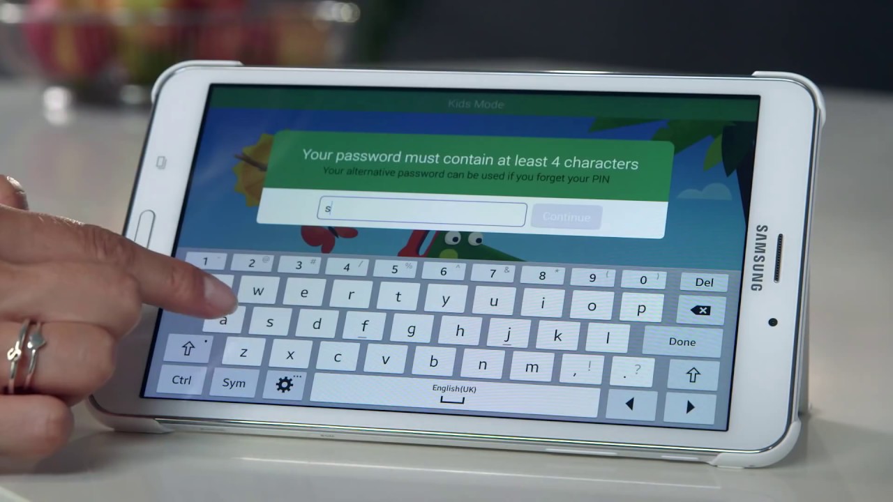 Samsung Galaxy Tab 4  | How To: Kids Mode