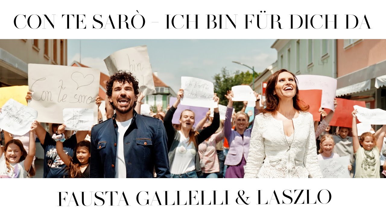 Con te sar&ograve; - Fausta Gallelli & Laszlo (official music video)