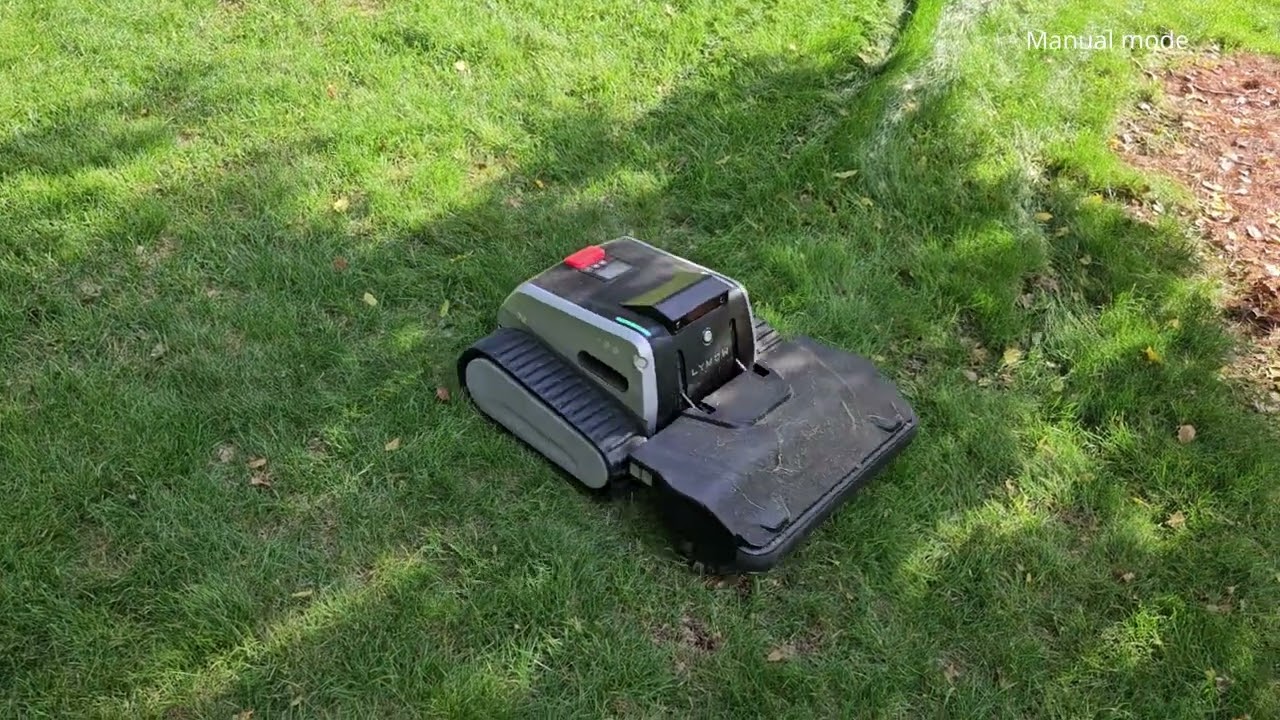 How Can You Use LYMOW ONE to Mow a Rough, Steep Hill in Manual Mode?