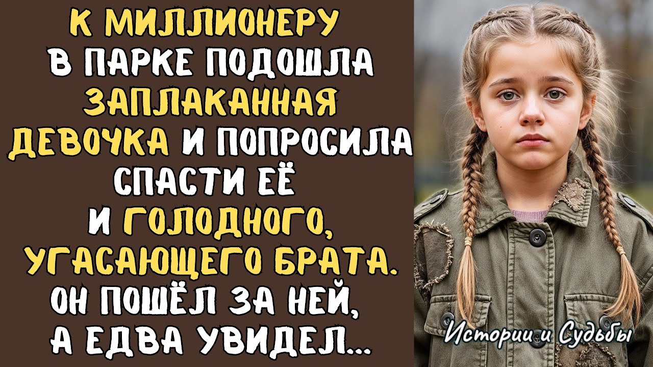 К МИЛЛИОНЕРУ в парке подошла заплаканная ДЕВОЧКА и попросила спасти её голодного брата... А едва...