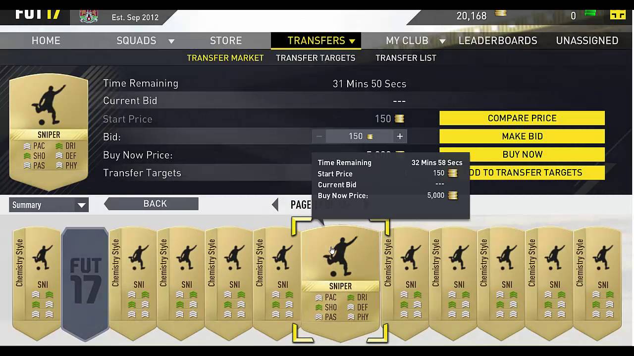 Fifa 17 ultimate team web app chemistry style trading method, fast and easy method