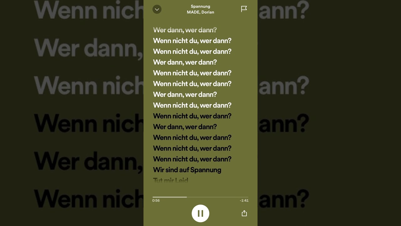 MADE, Dorian - Spannung (Lyrics)