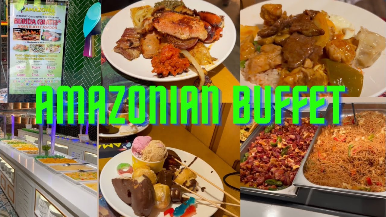 AMAZONIA BUFFET OASIZ. Vídeo resumen de la comida.