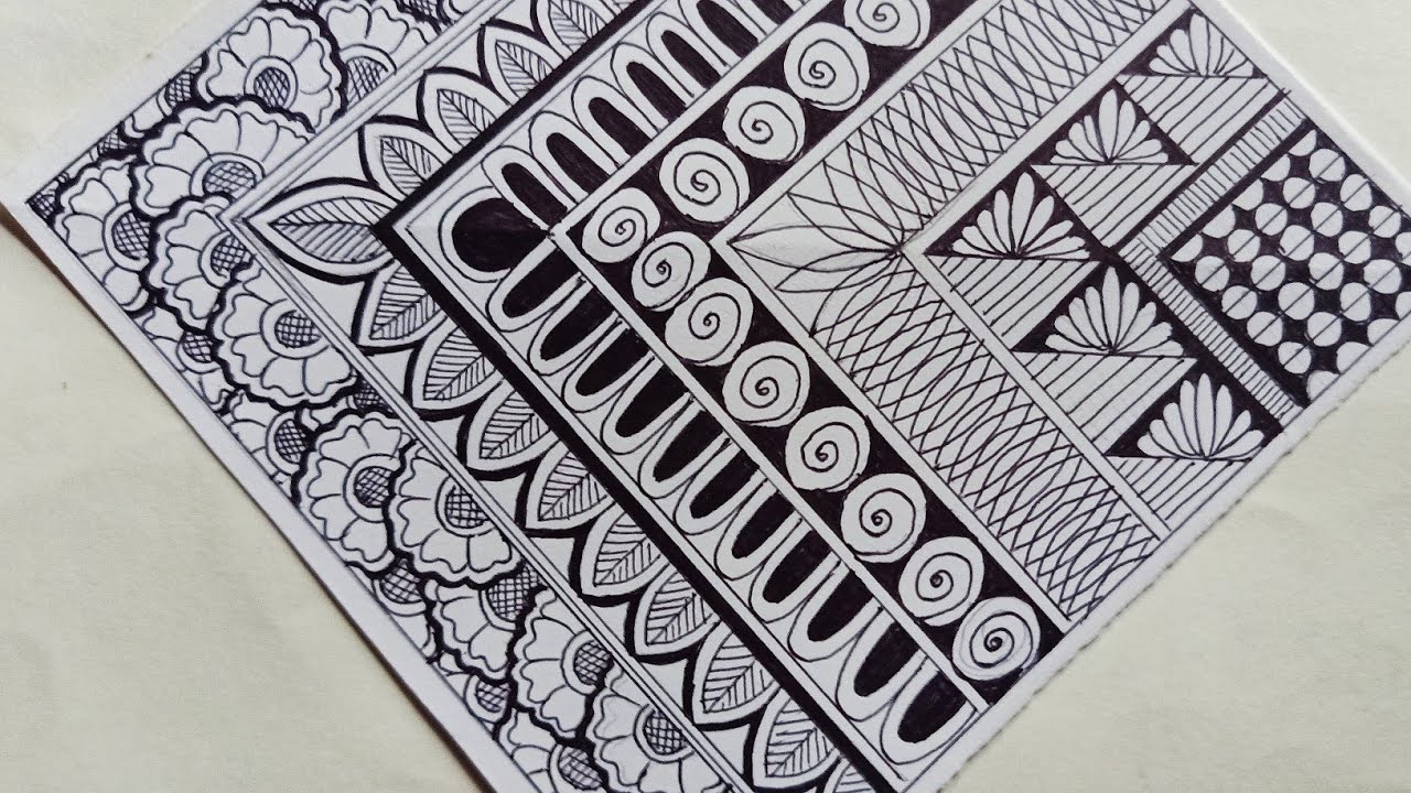 Mandala art for beginners|| Easy design of mandala art|| Mandala designs tutorial