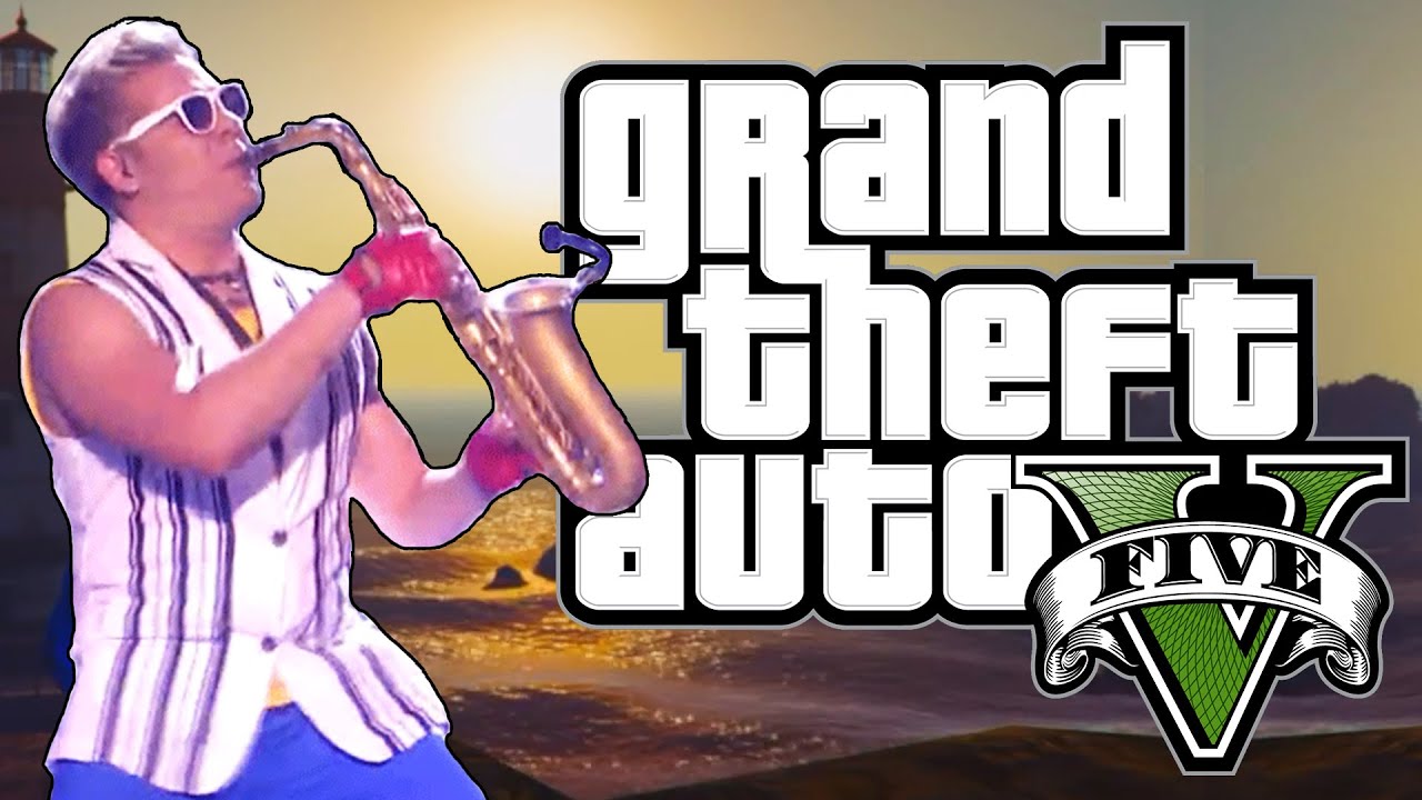 EPIC SAX GUY IN GTA 5!
