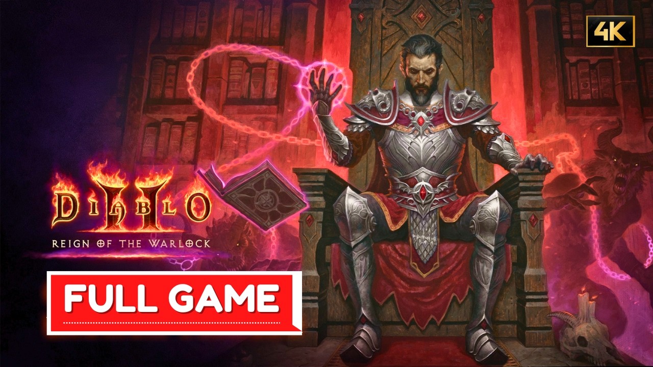 DIABLO 2 RESURRECTED WARLOCK Gameplay Walkthrough FULL GAME [4K 60FPS] - No Commentary