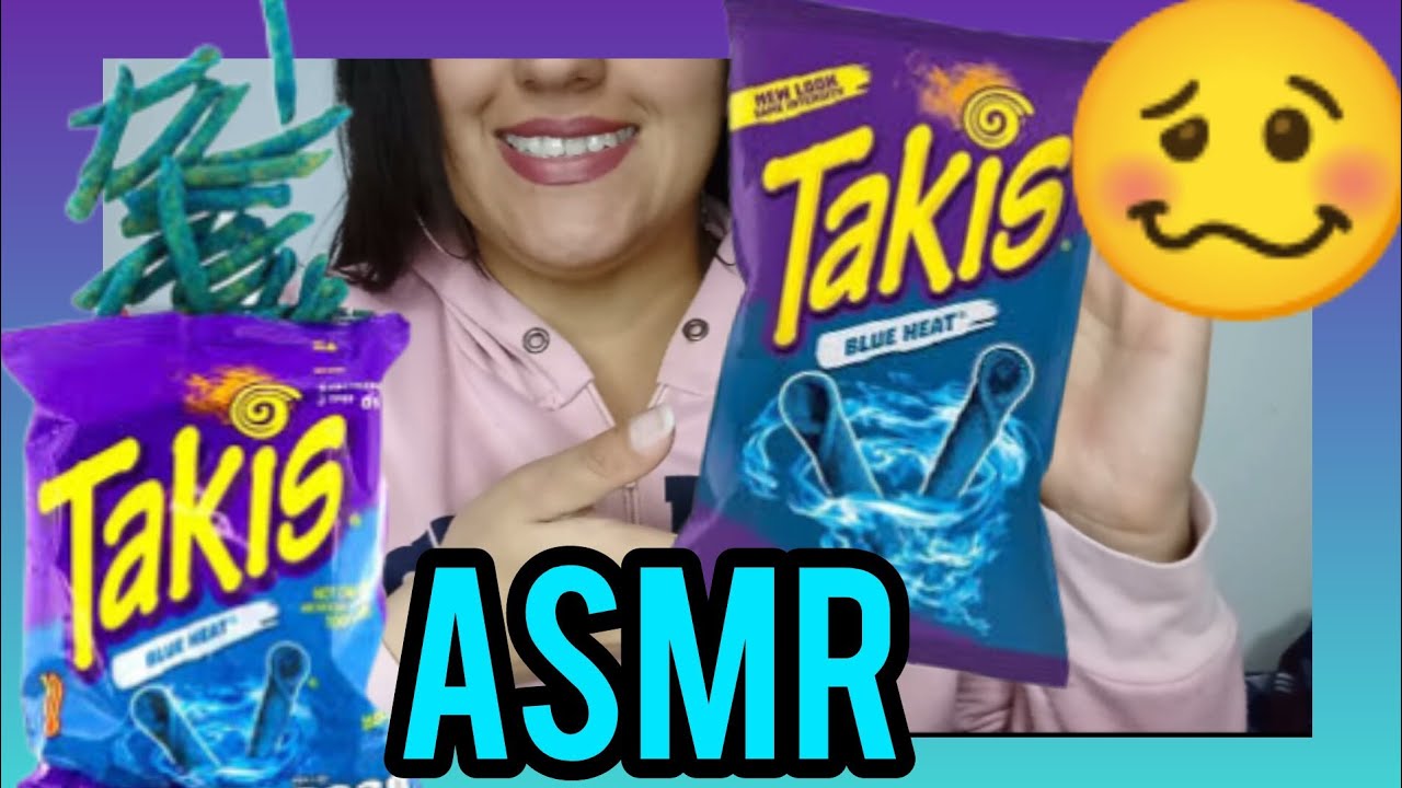 ASMR comiendo Takis sonidos crujientes💙