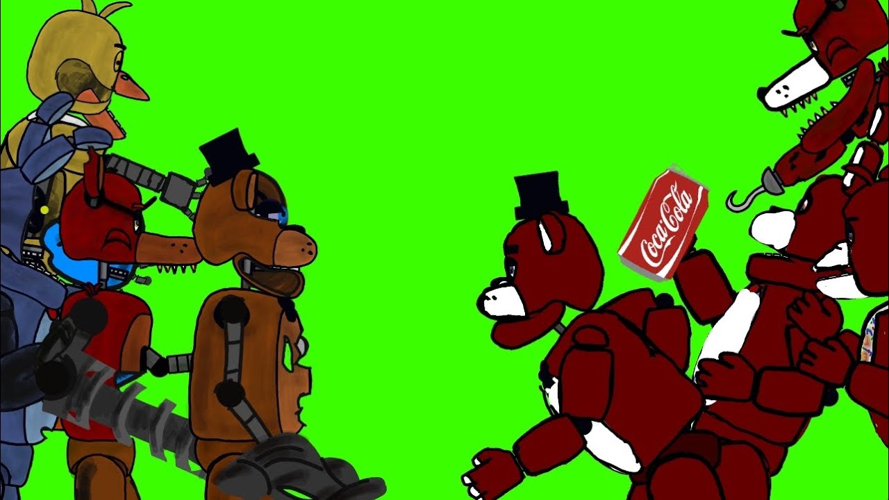 (Fnaf/Dc2) Damaged VS coca cola