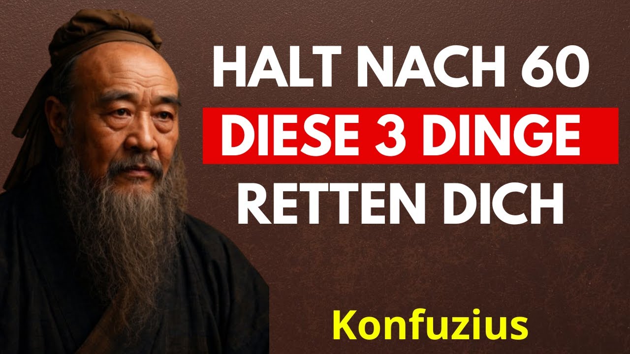 Nach dem 60  Lebensjahr geben nicht KINDER oder PARTNER Halt Diese 3 ANKER schon