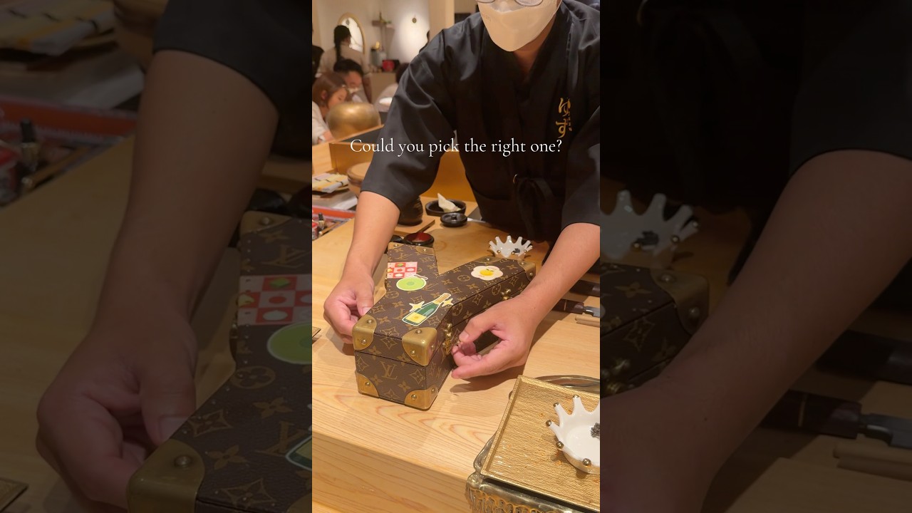 Ferrero Rocher but it&rsquo;s Kegani Crab & Caviar | Yuzu Omakase Bangkok