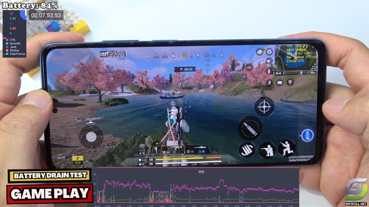 Xiaomi Redmi Note 12 Pro 4G test game Call of Duty Mobile CODM