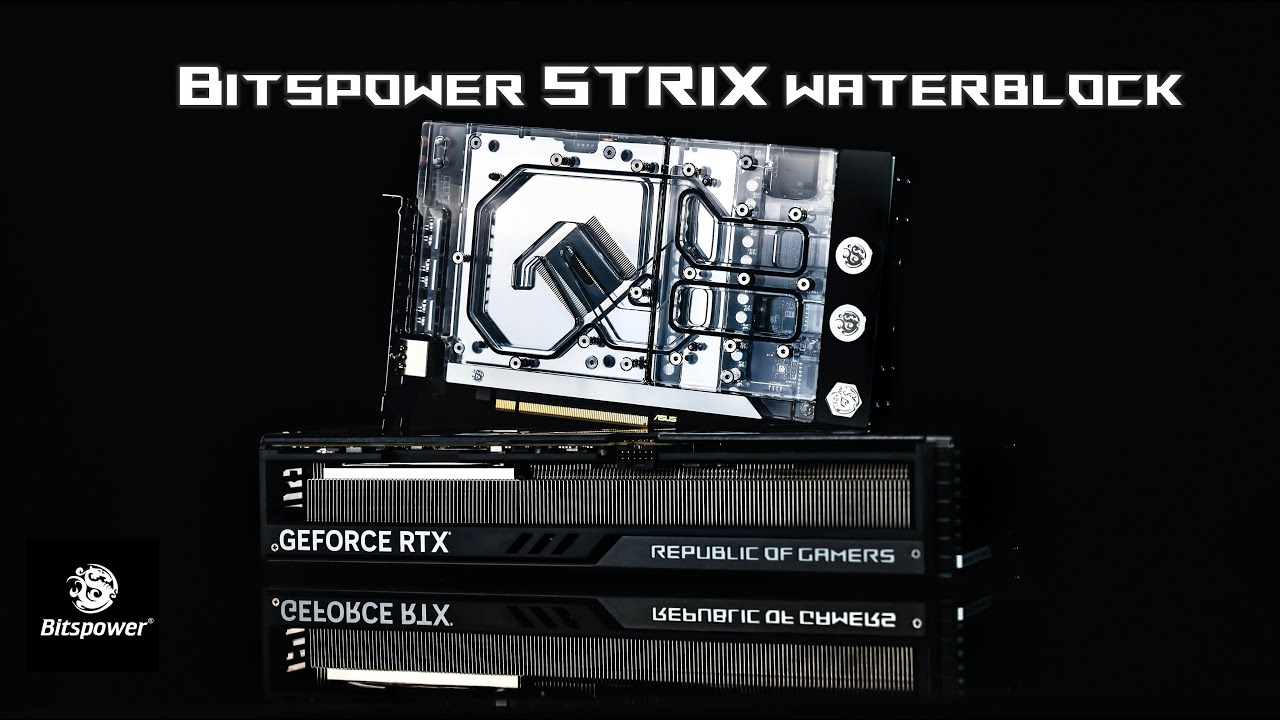 Bitspower Asus Strix/TUF 4090 Waterblock & Active Backplate overview and install process.
