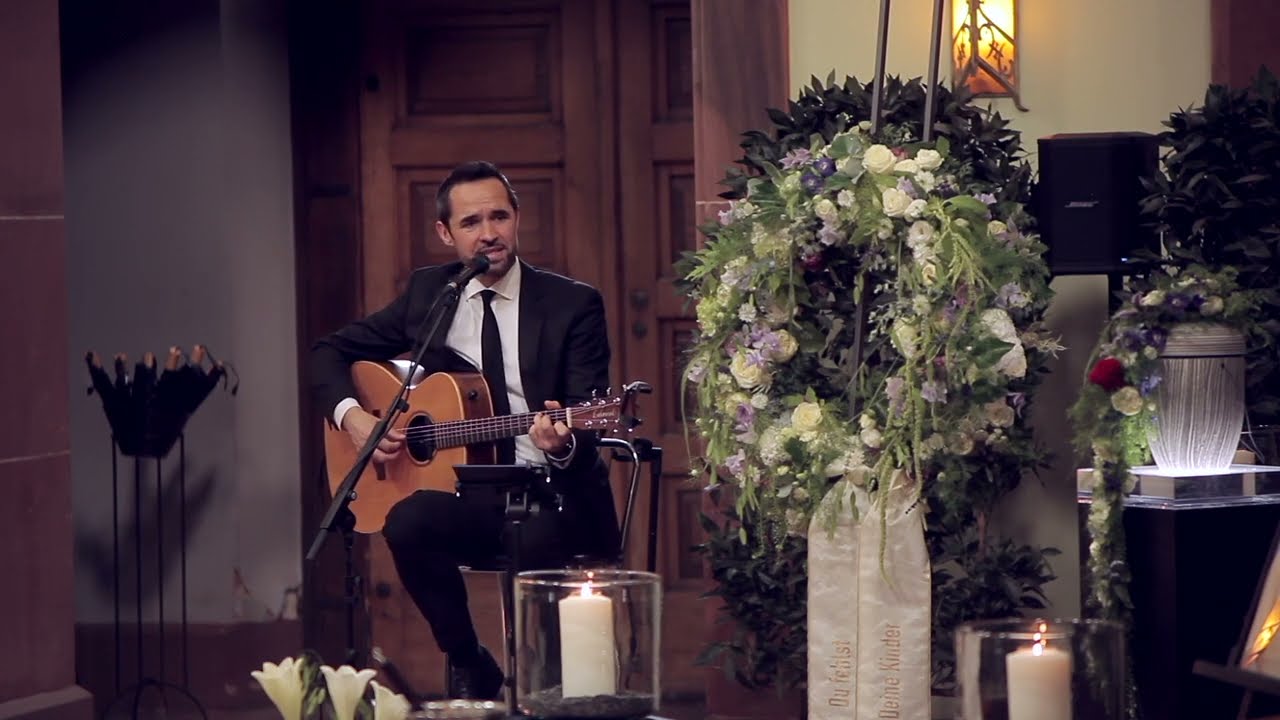 Gute Nacht Freunde Reinhard Mey | Trauerfeier mit Livemusik in Landau in der Pfalz | Hauptfriedhof