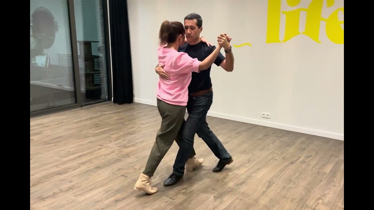 MilongaClass. Cristian Correa & Miriam Copello.🏆3rd Place World Tango Pista Championship 2023.