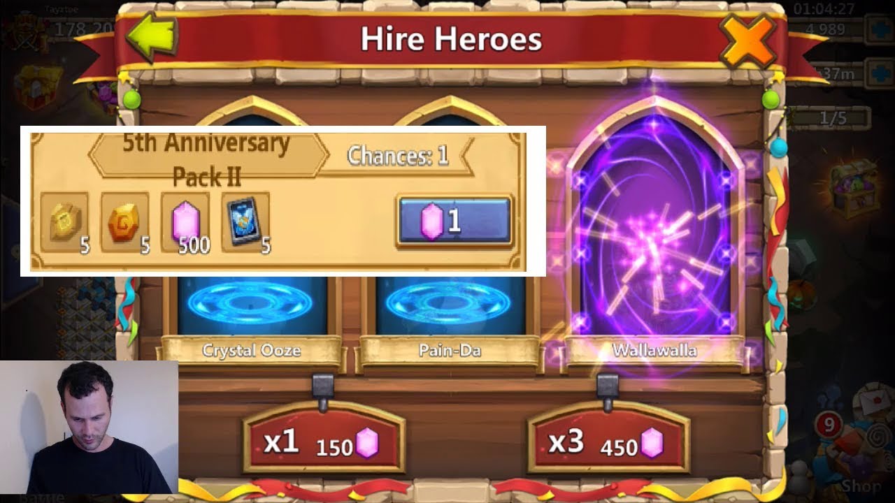 JT's F2P Most INSANE Rewards EVER Rolling Hero Collector Castle Clash